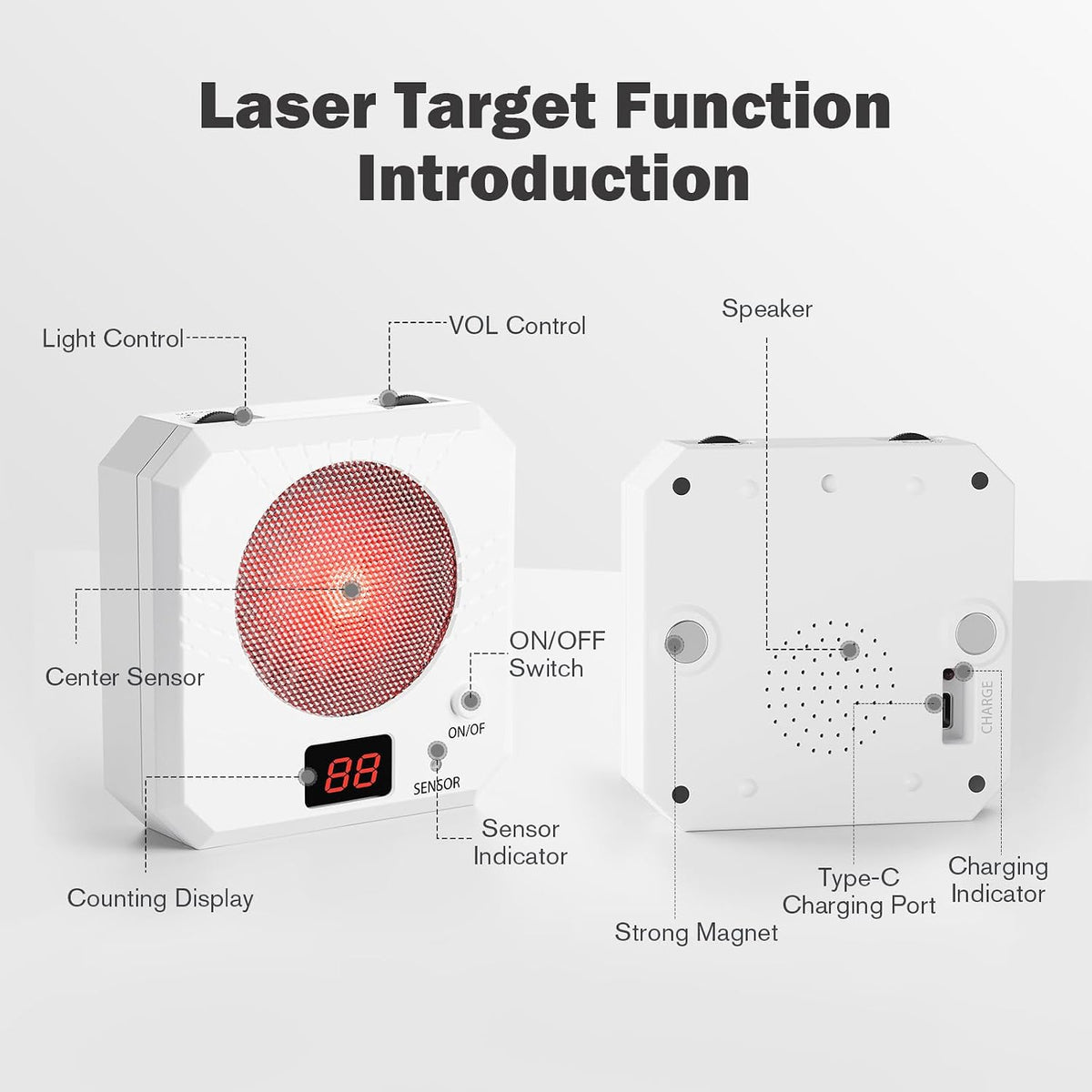 Laser Training Cartridge Dry Fire Target (9mm)