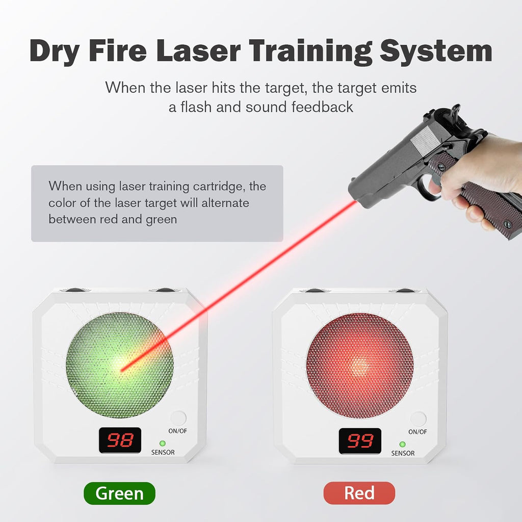 Laser Training Cartridge Dry Fire Target (9mm)